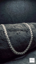 Double-Row Textured Curb Chain